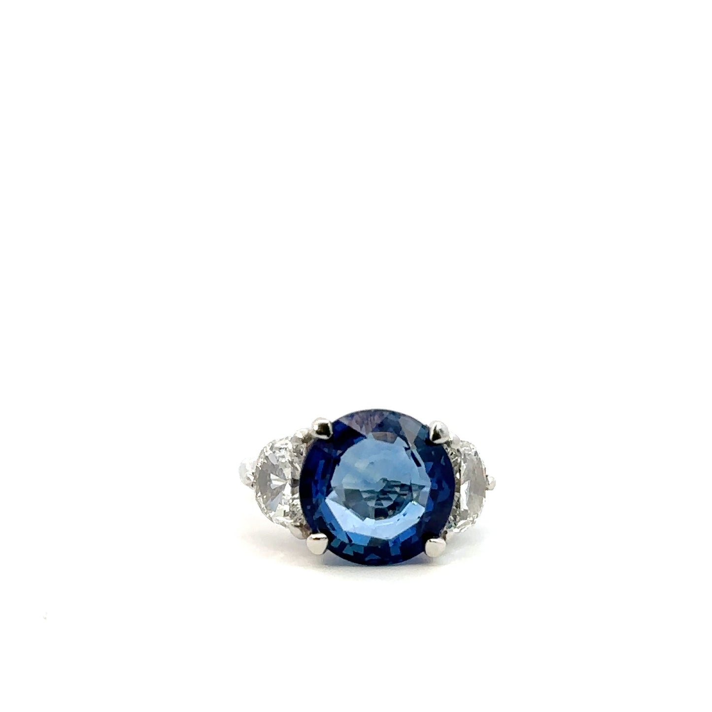 NATURAL ROUND SAPPHIRE RING