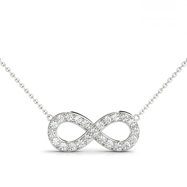 INFINITY DIAMOND NECKLACE – MJ Jewelers of Bellaire